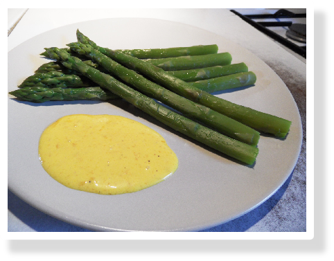 Asperges sauce mousseline
