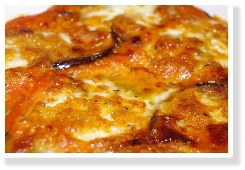 Aubergines mozza
