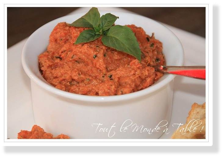 Caviar de tomates sechees