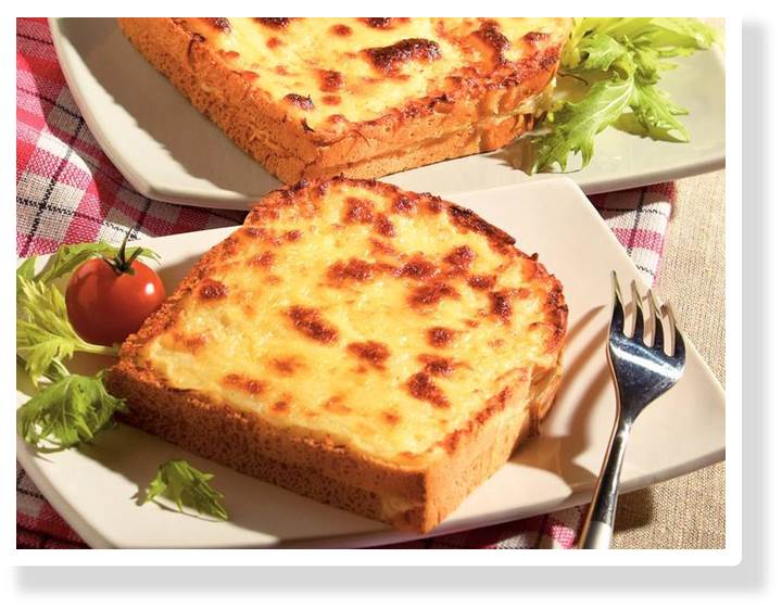 Croque monsieur biscottes
