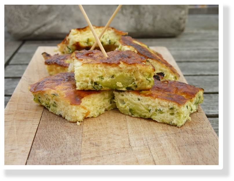 Frittatas de courgettes