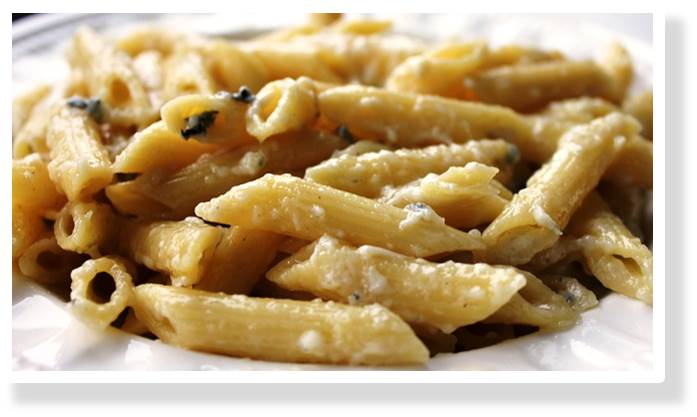 Pennes aux 4 fromages