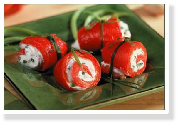 Rouleaux de poivrons