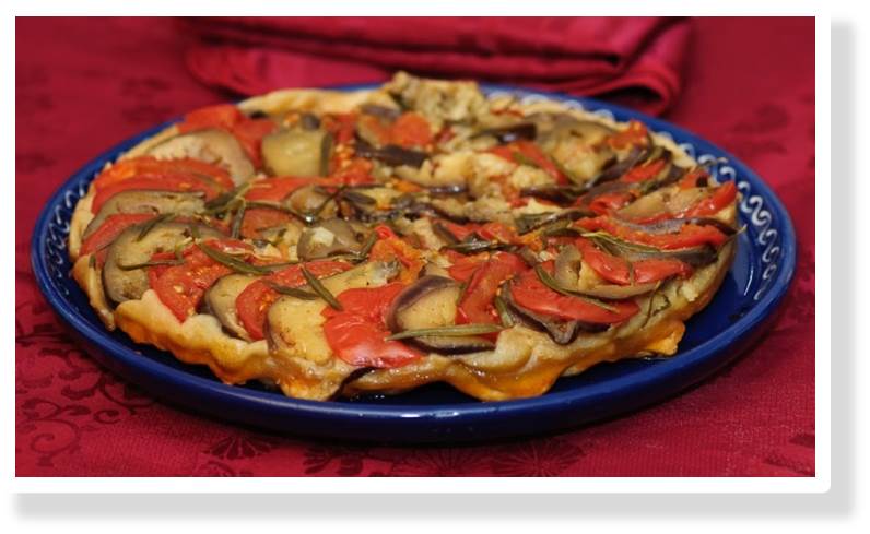 Tatin d aubergines